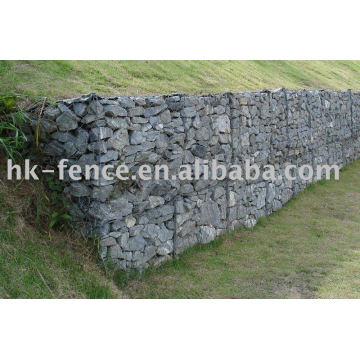 1 Gabion / Steinkäfig / Steinschlagzaun // Reno-Matratze